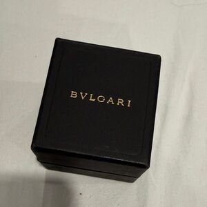 Bulgaria Brown & Gold Jewelry Ring Box ONLY